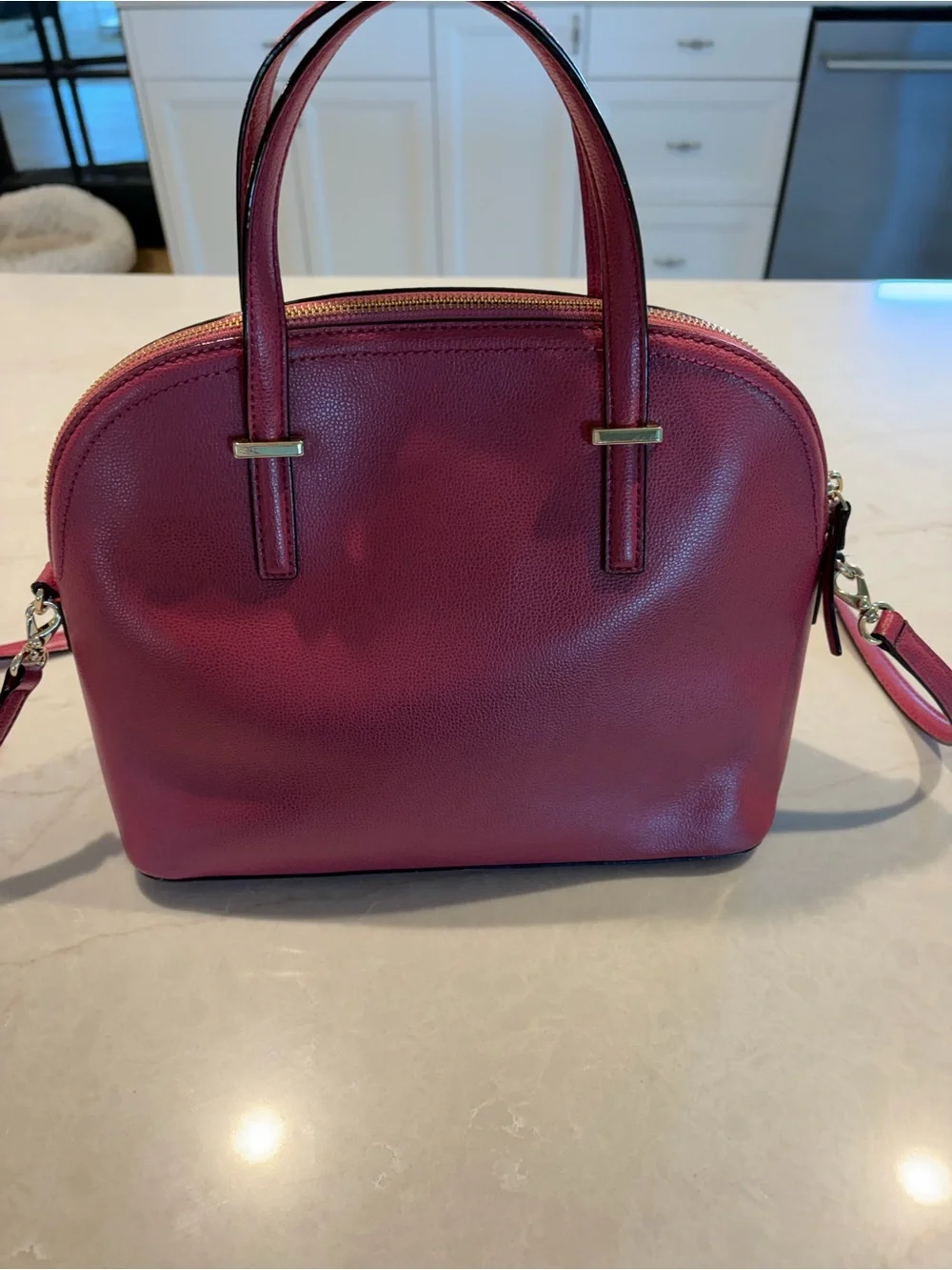 KATE SPADE New York Berry Leather Dome Satchel